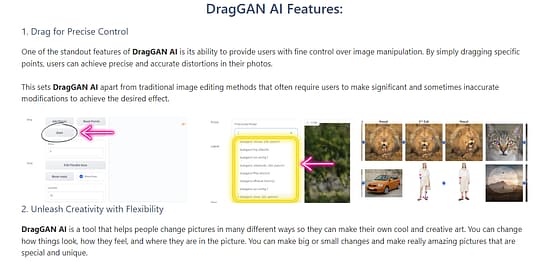 DragGan AI Tool Image 2
