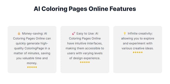 AI Colouring Pages Online Tool Image 3