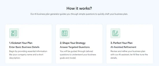 AI Business Plan Generator Tool Image 2
